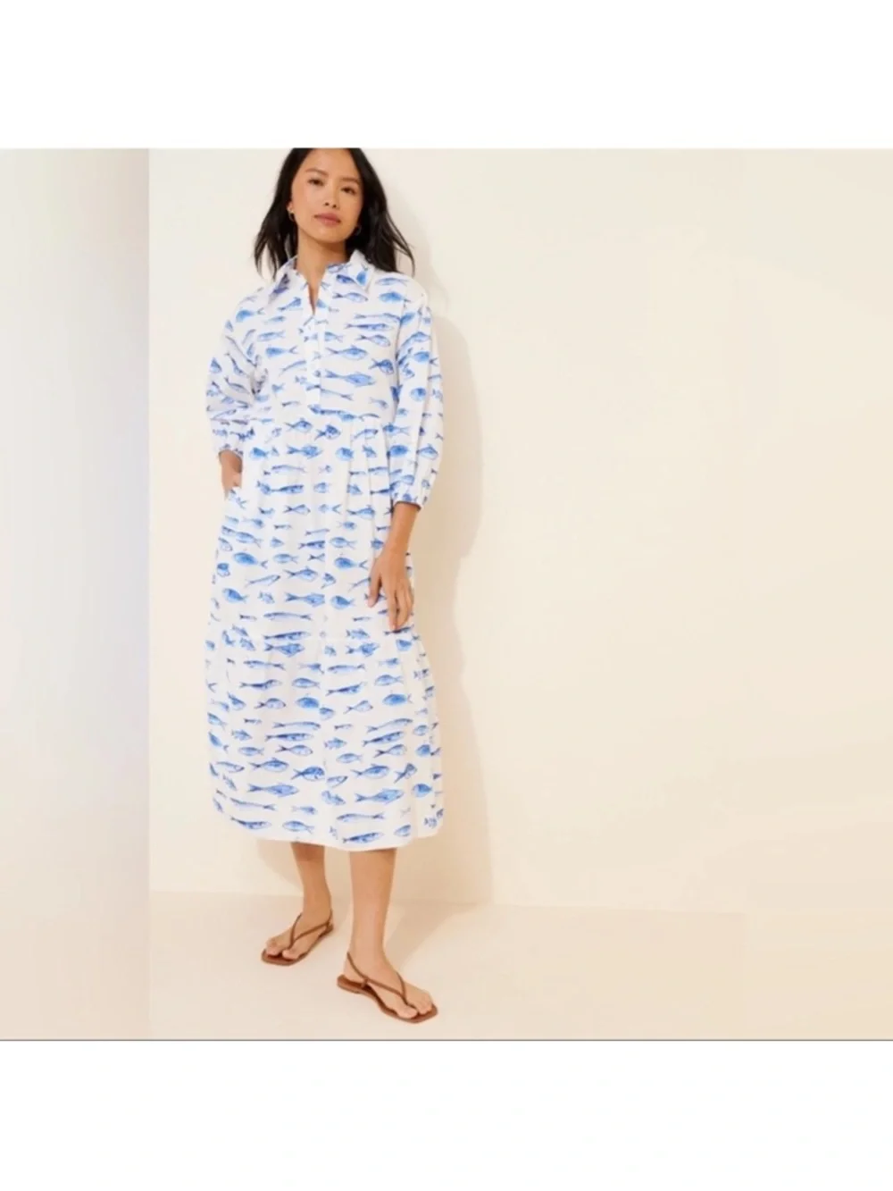 Anthropologie Maeve The Bettina Fish Dress - Picture 6 of 6